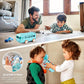 Bus-Shaped Kids Water Bottle – 480ml, Leakproof with Straw, Adjustable Strap, One-Click Open (Age 3+)