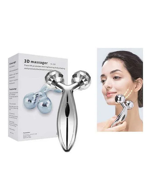 3D Roller Face & Body Massager - Colour May Vary