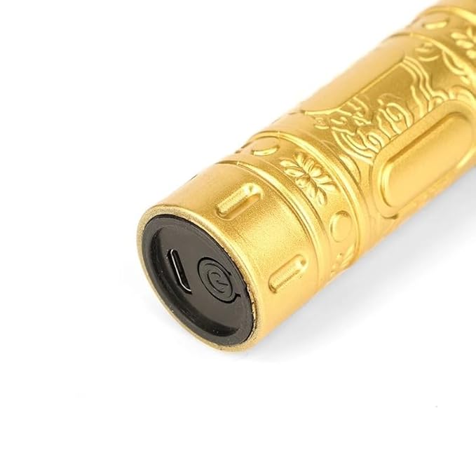 Hair Clipper T-Blade Men's Grooming Shaving Machine for Self Cutting Haircut Barbers Trimmers Cutter with 4 Guide Combs (Plastic Budha)