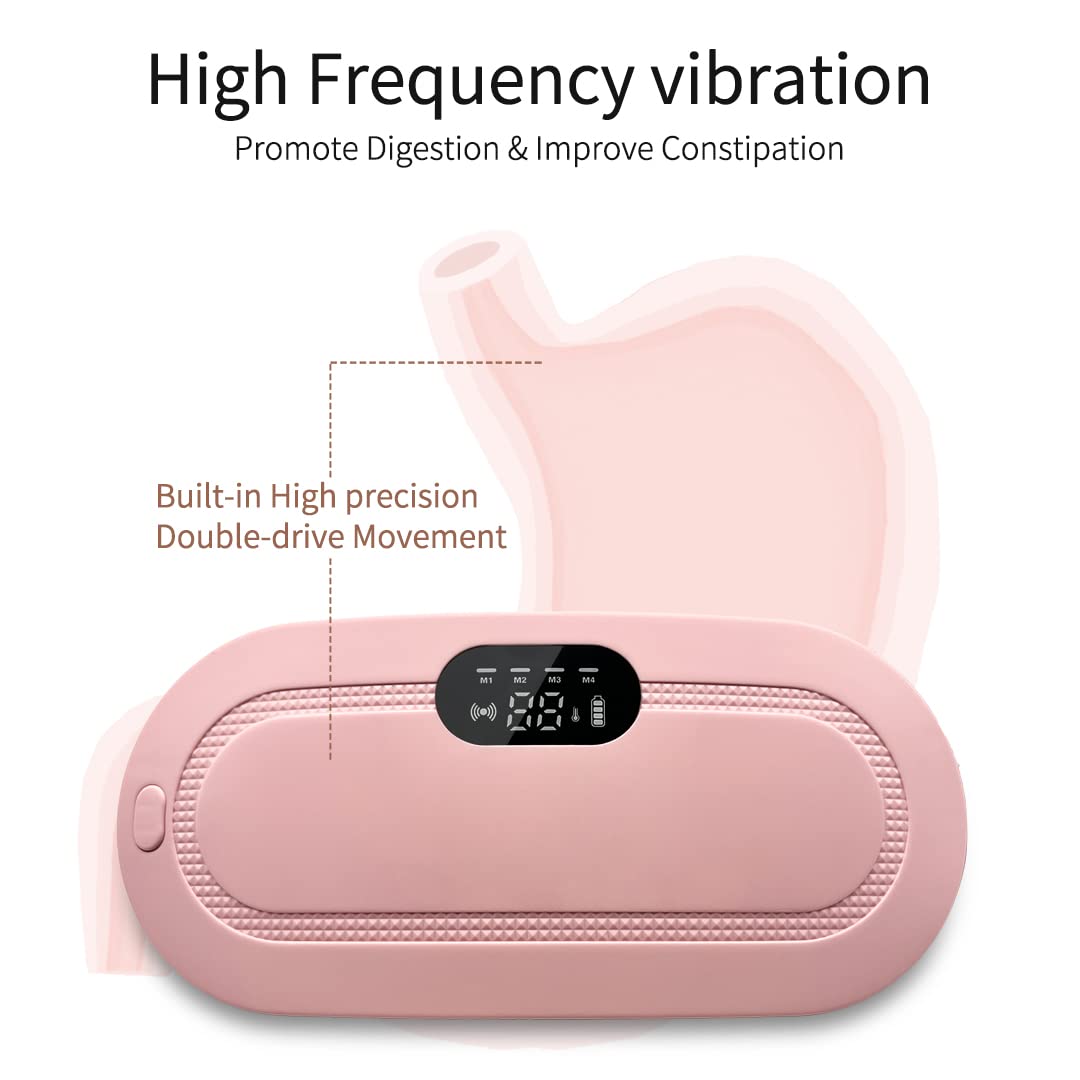 Portable Cordless Heating Pad for Menstrual Cramps Relief – Pink
