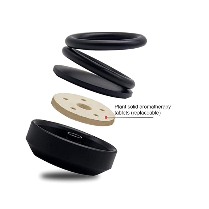 Solar Car Aroma Diffuser – 360° Rotating Solar Powered Air Freshener