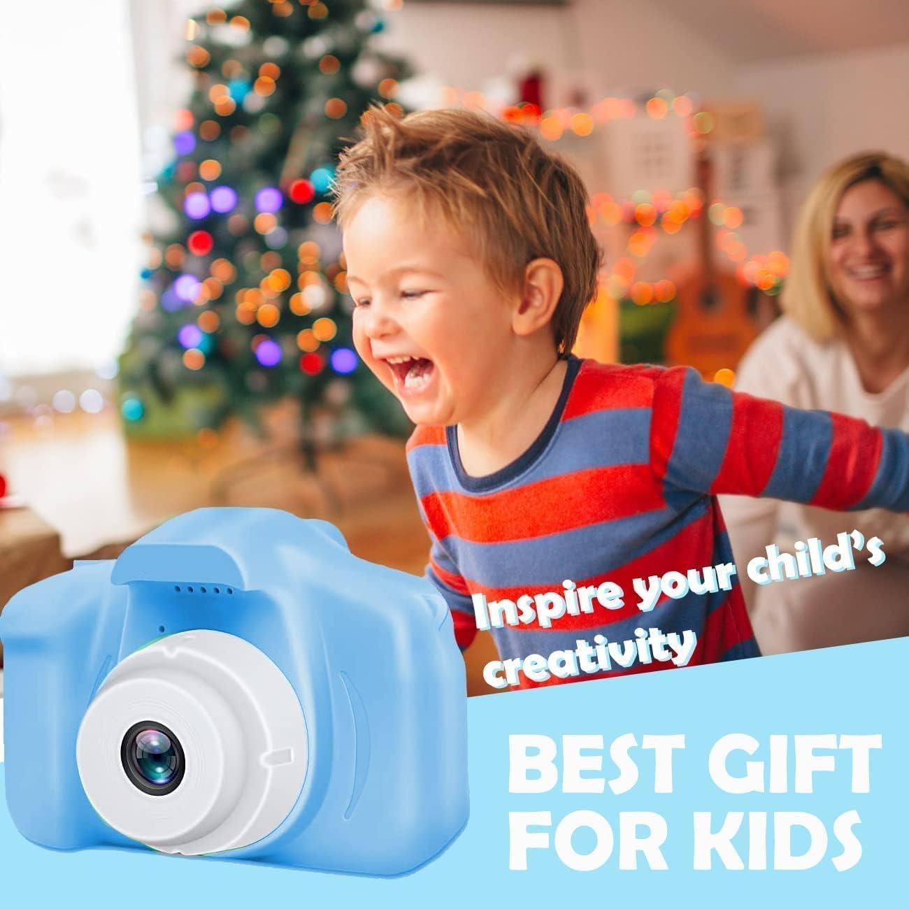 Kids Toy Camera for Girls Boys 13MP 1080P HD Digital Video Camera for Toddler, Christmas Birthday Gifts for 4+ to 10 Years Old Children - Multicolor