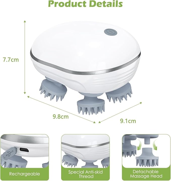 Scalp Massage, Electric Scalp Massager (MultiColor), Hair Massager For Hair Growth, Body Massager