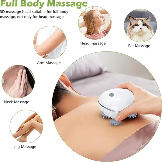 Scalp Massage, Electric Scalp Massager (MultiColor), Hair Massager For Hair Growth, Body Massager