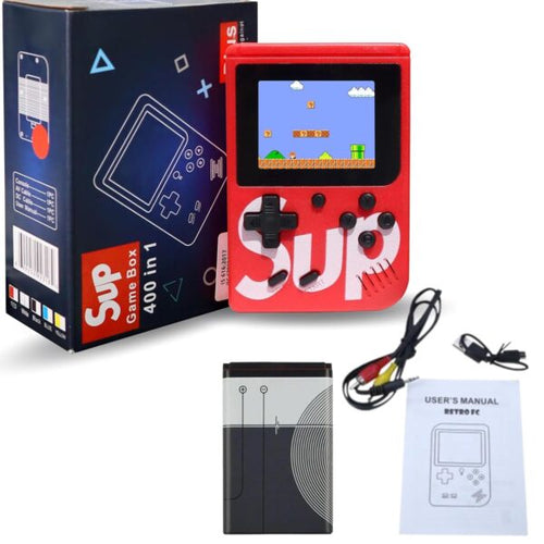 400-in-1 Handheld Retro Game Console – Portable Plug & Play Gaming Box with Preloaded Classic Games for Kids & Family