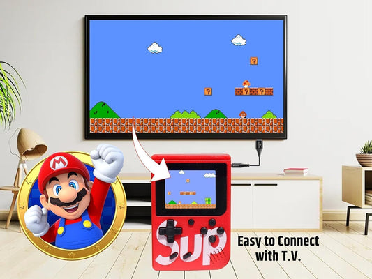 400-in-1 Handheld Retro Game Console – Portable Plug & Play Gaming Box with Preloaded Classic Games for Kids & Family