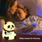 Silicone Panda Touch Lamp Night Light for Kids Squishy Nightlight Lamp Cute Stuff Kawaii Aesthetic Baby Room Decor with 7 Multicolur, Led
