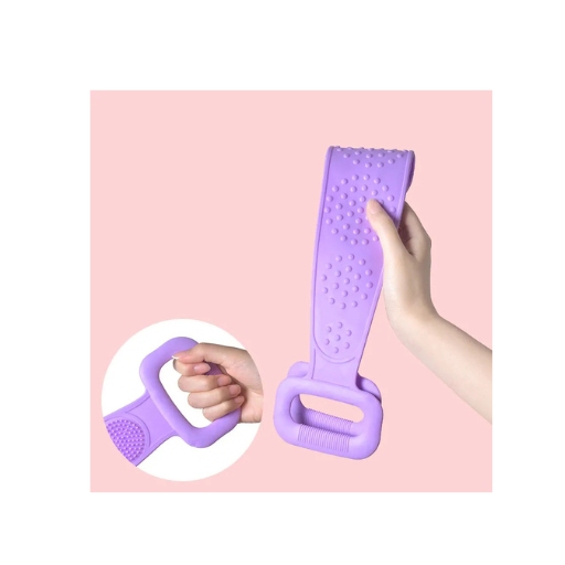 Silicone Back Scrubber | Double-Sided Exfoliating & Massage Body Brush