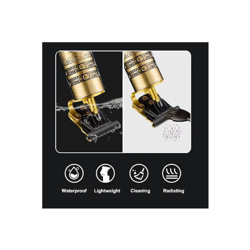 Romino Professional Cordless Barber Kit: Hair Clipper & T-Blade Trimmer