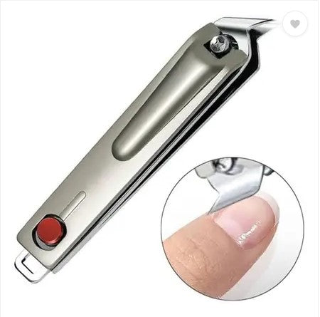 AIZMART Easy Grip Nail Cutter – Heavy-Duty Toenail Clipper for Thick Nails, Anti-Slip Handle, Pedicure Nipper Tool