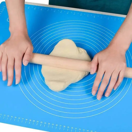 Premium Silicone Roti & Chapati Mat (40 x 50 cm) – Non-Stick, Heat-Resistant Baking and Rolling Surface for Dough & Pastry Prep