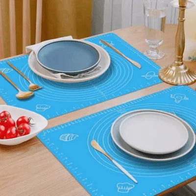 Premium Silicone Roti & Chapati Mat (40 x 50 cm) – Non-Stick, Heat-Resistant Baking and Rolling Surface for Dough & Pastry Prep