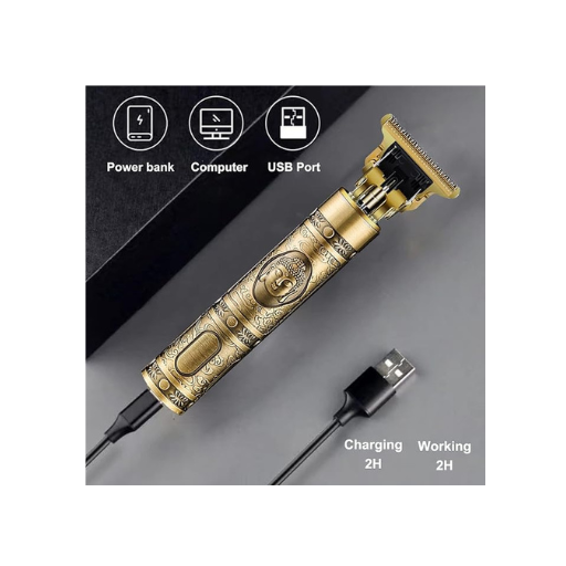 Romino Professional Cordless Barber Kit: Hair Clipper & T-Blade Trimmer