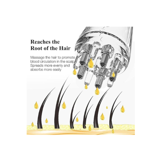 Root Comb Hair Oil Applicator & Scaler | Scalp Massager for Hair Growth