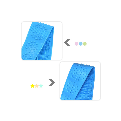 Silicone Back Scrubber | Double-Sided Exfoliating & Massage Body Brush