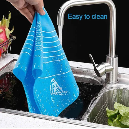 Premium Silicone Roti & Chapati Mat (40 x 50 cm) – Non-Stick, Heat-Resistant Baking and Rolling Surface for Dough & Pastry Prep