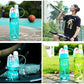 Sporty Mist Water Bottle – 2-in-1 Spray Function, Double Wall, Leakproof, Outdoor Use (Summer Essential)