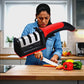 4 in1 Stainless Steel Kitchen Knife Sharpener with 4 Stage Sharpening Slots