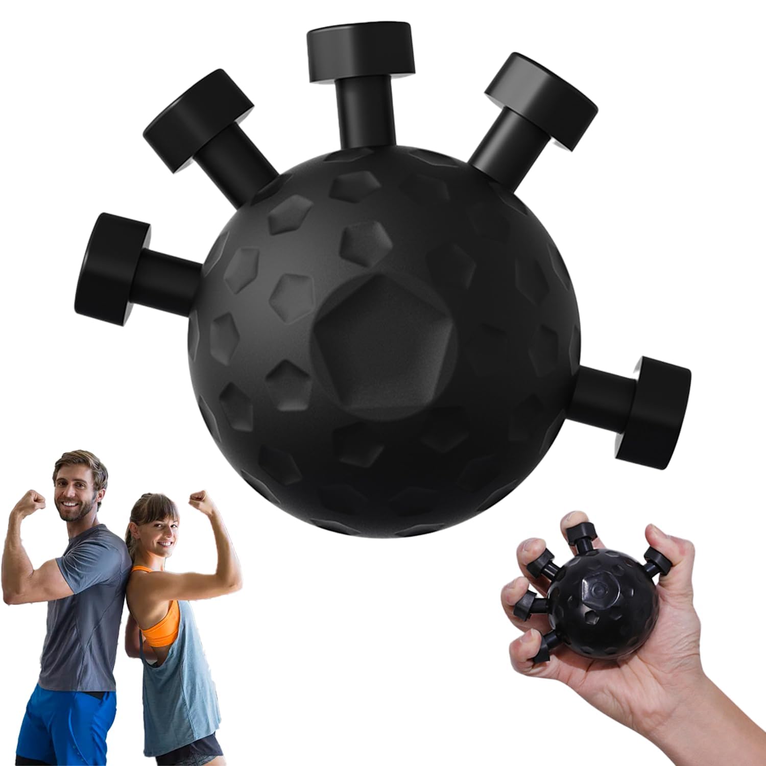 Eagle Claw Hand Grip Strengthener Ball – Adjustable 20–45KG Resistance | Finger Exerciser for Athletes, Climbers, Musicians & Therapy