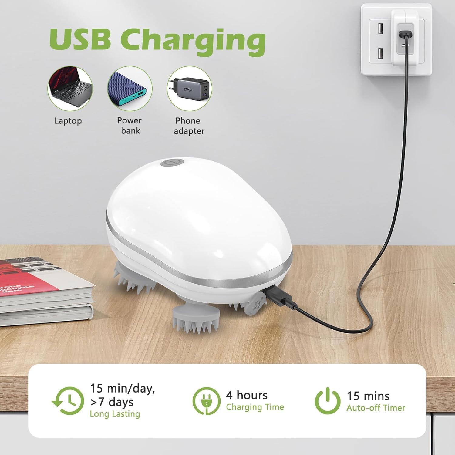 Scalp Massage, Electric Scalp Massager (MultiColor), Hair Massager For Hair Growth, Body Massager