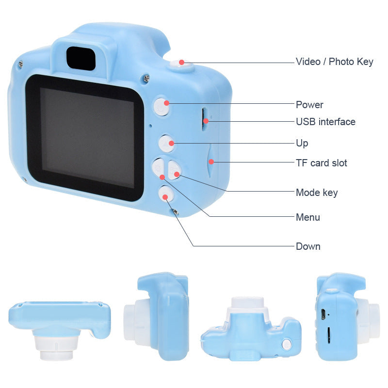 Kids Toy Camera for Girls Boys 13MP 1080P HD Digital Video Camera for Toddler, Christmas Birthday Gifts for 4+ to 10 Years Old Children - Multicolor