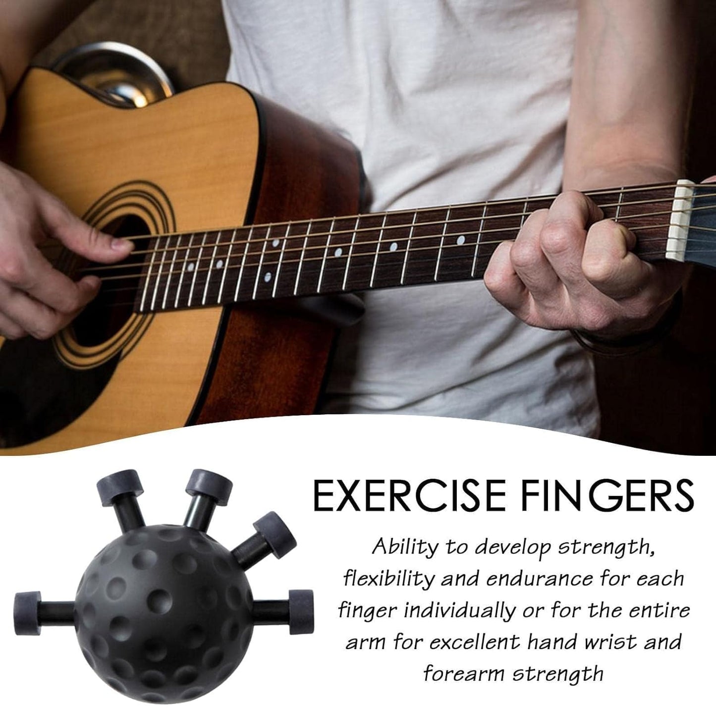 Eagle Claw Hand Grip Strengthener Ball – Adjustable 20–45KG Resistance | Finger Exerciser for Athletes, Climbers, Musicians & Therapy